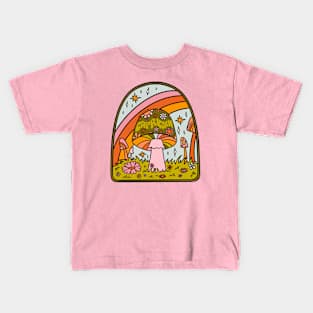 Capricorn Mushroom Kids T-Shirt